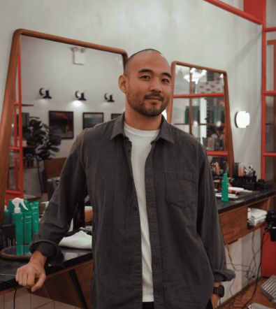 Stephen W. at the Williamsburg shop